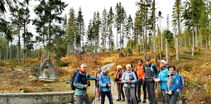 DAVler auf historischen Pfaden unterwegs - Grenzüberschreitende Wanderung auf den Spicak/CZ